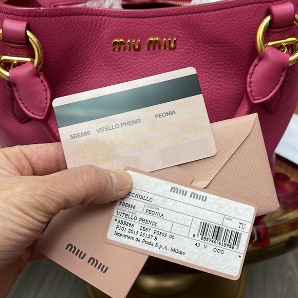 Miu Miu two way bag 💯 authentic - Picture 10 of 10